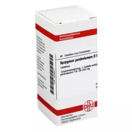 SYZYGIUM JAMBOLANUM D 6 tabletter, 80 kapsler