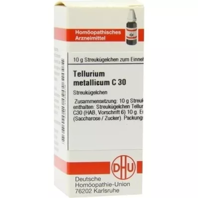 TELLURIUM metallicum C 30 kugler, 10 g
