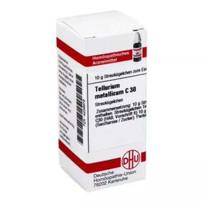 TELLURIUM metallicum C 30 kugler, 10 g