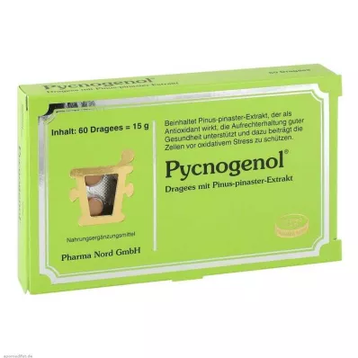 PYCNOGENOL KIEFERNRINDENEXTRAKT Pharma Nord Drag, 60 stk