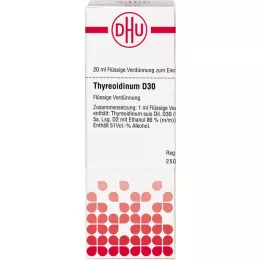 THYREOIDINUM D 30 fortynding, 20 ml