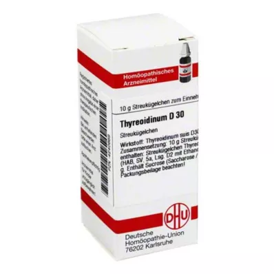 THYREOIDINUM D 30 kugler, 10 g THYREOIDINUM D 30 kugler, 10 g