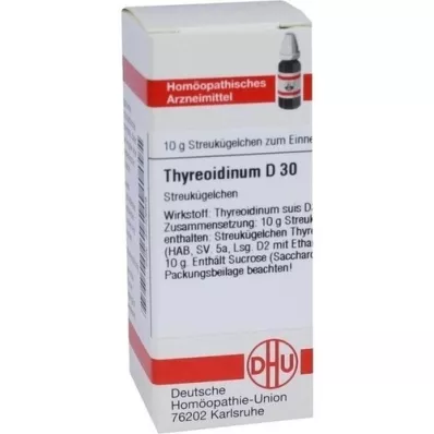 THYREOIDINUM D 30 kugler, 10 g