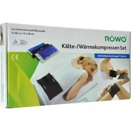 RÖWO Kold-varm kompres med velcrobåndage 2 stk, 1 P