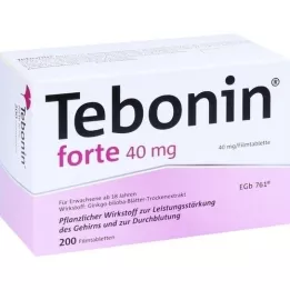 TEBONIN forte 40 mg filmovertrukne tabletter, 200 stk
