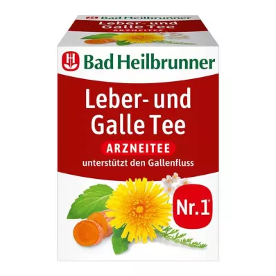 BAD HEILBRUNNER Filterposer til lever- og galdeblærete, 8X1,75 g