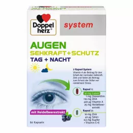 DOPPELHERZ Eyes Sehkraft+Schutz systemkapsler, 60 kapsler