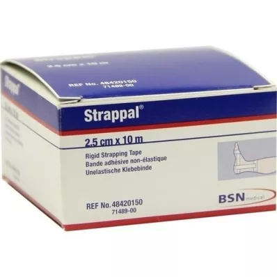 STRAPPAL Tapeforbinding 2,5 cmx10 m, 1 stk