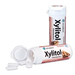 MIRADENT Xylitol tyggegummi kanel, 30 stk