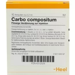 CARBO COMPOSITUM Ampuller, 10 stk