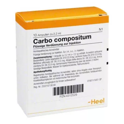 CARBO COMPOSITUM Ampuller, 10 stk