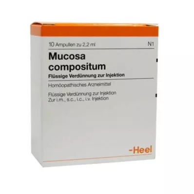 MUCOSA ampuller med compositum, 10 stk