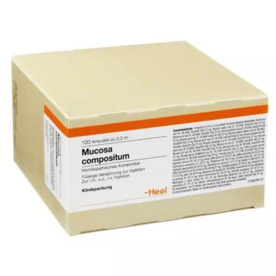 MUCOSA ampuller med compositum, 100 stk MUCOSA ampuller med compositum, 100 stk