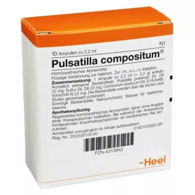 Pulsatilla Compositum ampuller, 10 stk