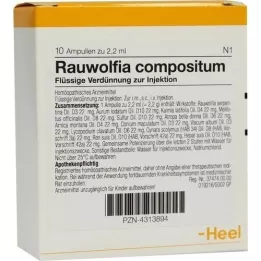 RAUWOLFIA COMPOSITUM Ampuller, 10 stk