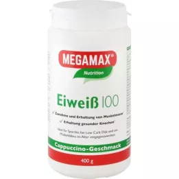 EIWEISS 100 Cappuccino Megamax-pulver, 400 g