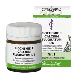 BIOCHEMIE 1 Calcium fluoratum D 6 tabletter, 80 stk