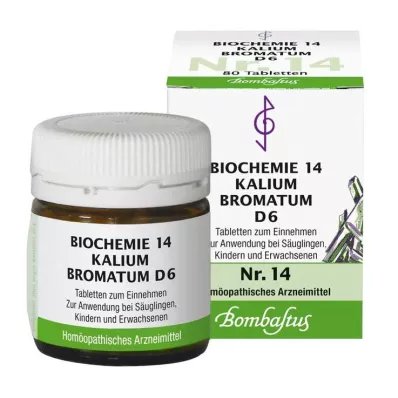 Biokemi 14 Kaliumbromatum D 6 tabletter, 80 stk