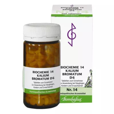 BIOCHEMIE 14 Kalium bromatum D 6 tabletter, 200 stk