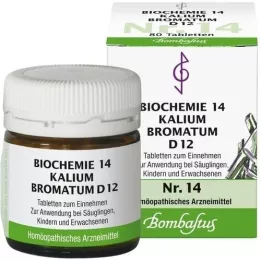 BIOCHEMIE 14 Kalium bromatum D 12 tabletter, 80 stk