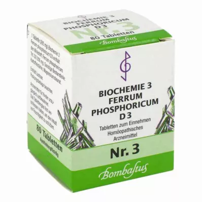 Biochemistry 3 Ferrum phosphoricum D3 tabletter (80 stk.)
