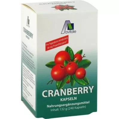 CRANBERRY KAPSELN 400 mg, 240 stk