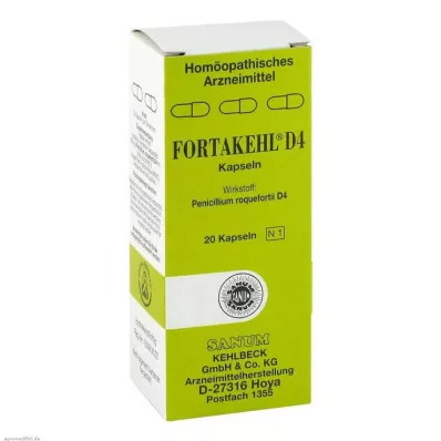 FORTAKEHL D 4 kapsler, 20 stk