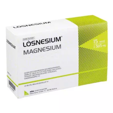 LÖSNESIUM Brusegranulat, 20 stk