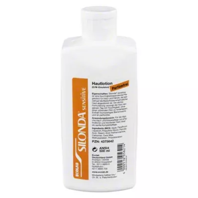 SILONDA Dispenserflaske til lotion til sensitiv hud, 500 ml