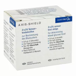 GLUCO TALK BZ-Strip Teststrimler, 2X25 stk