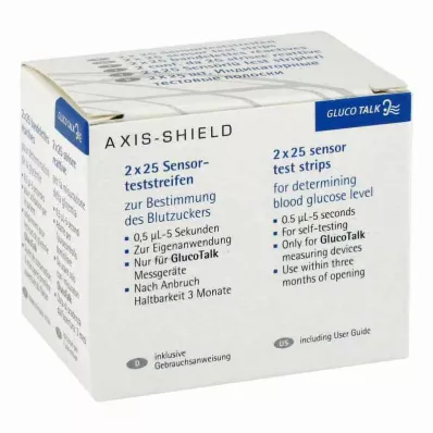 GLUCO TALK BZ-Strip Teststrimler, 2X25 stk GLUCO TALK BZ-Strip Teststrimler, 2X25 stk