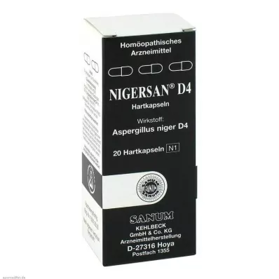Nigersan D 4 kapsler, 20 stk