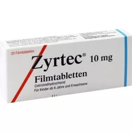 ZYRTEC Filmovertrukne tabletter, 20 stk