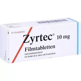ZYRTEC Filmovertrukne tabletter, 50 stk