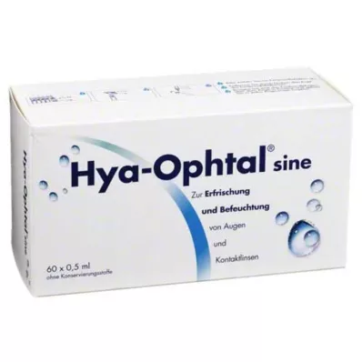 Hya-Ophtal sinus øjendråber, 60X0,5 ml