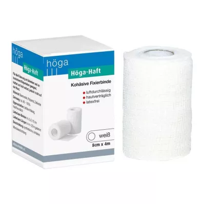 HÖGA-HAFT Fikseringsbandage 8 cmx4 m, 1 stk