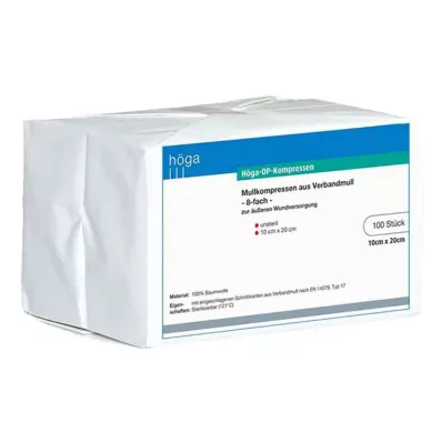 HÖGA-KOMPRESSEN OP 10x20 cm usteril 8x, 100 stk