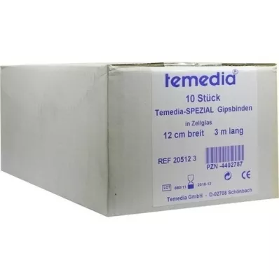 GIPSBINDE Temedia special 12 cmx3 m, 10 stk
