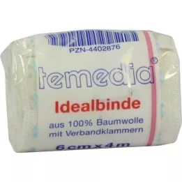 IDEALBINDE 6 cm med klemme, 1 stk