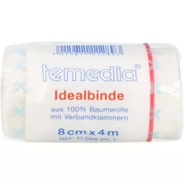 IDEALBINDE 8 cm med klemme, 1 stk