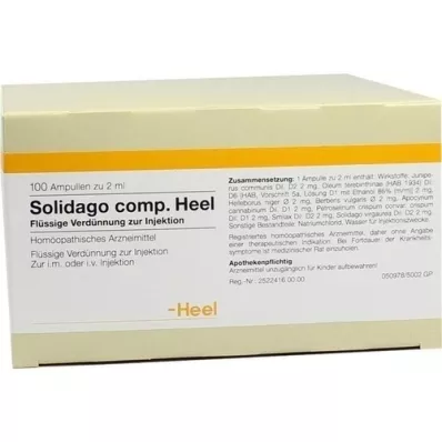 SOLIDAGO COMP.Hælampuller, 100 stk