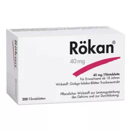 RÖKAN 40 mg filmovertrukne tabletter, 200 stk
