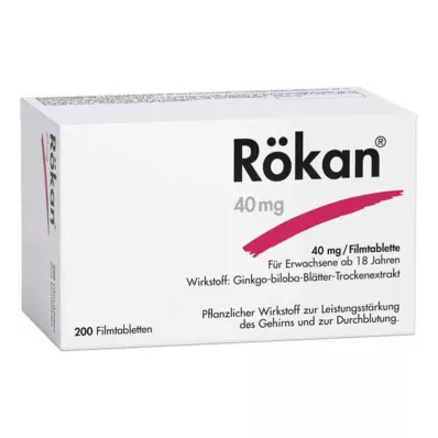 RÖKAN 40 mg filmovertrukne tabletter, 200 stk