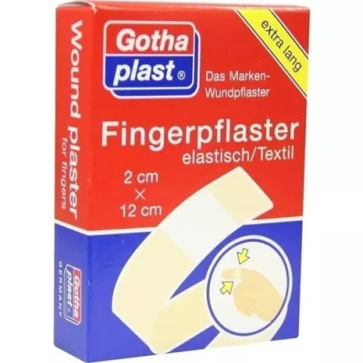 GOTHAPLAST Fingerbandage 2x12 cm elastisk, 5X2 stk