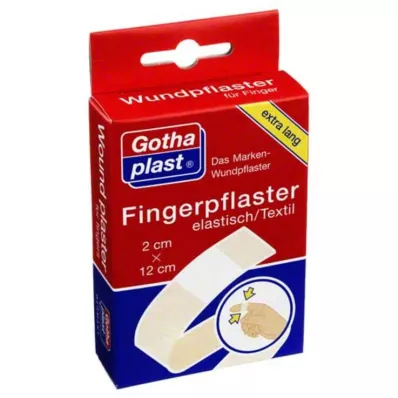 GOTHAPLAST Fingerbandage 2x12 cm elastisk, 5X2 stk GOTHAPLAST Fingerbandage 2x12 cm elastisk, 5X2 stk