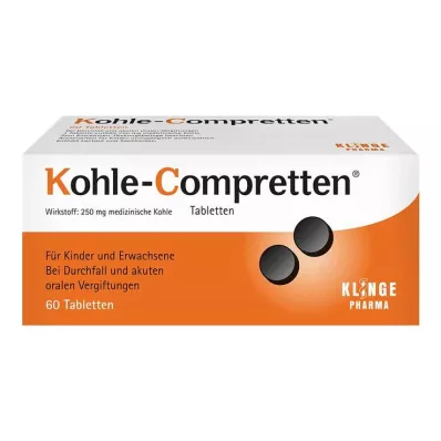Charcoal Compretten tabletter, 60 stk