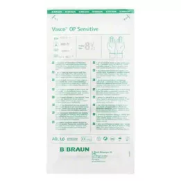 VASCO OP Sensitive handsker sterile pudderfri str. 8,5, 2 stk