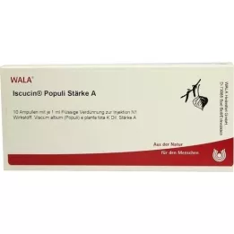 ISCUCIN populi stivelse A ampuller, 10X1 ml