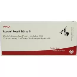 ISCUCIN populi stivelse G ampuller, 10X1 ml