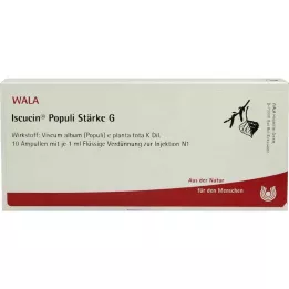 ISCUCIN populi stivelse G ampuller, 10X1 ml